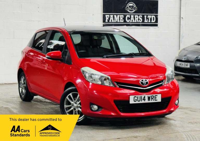 2014 Toyota Yaris 1.33 Dual VVT-i Icon Plus Multidrive S Euro 5 5dr HATCHBACK Petrol Automatic