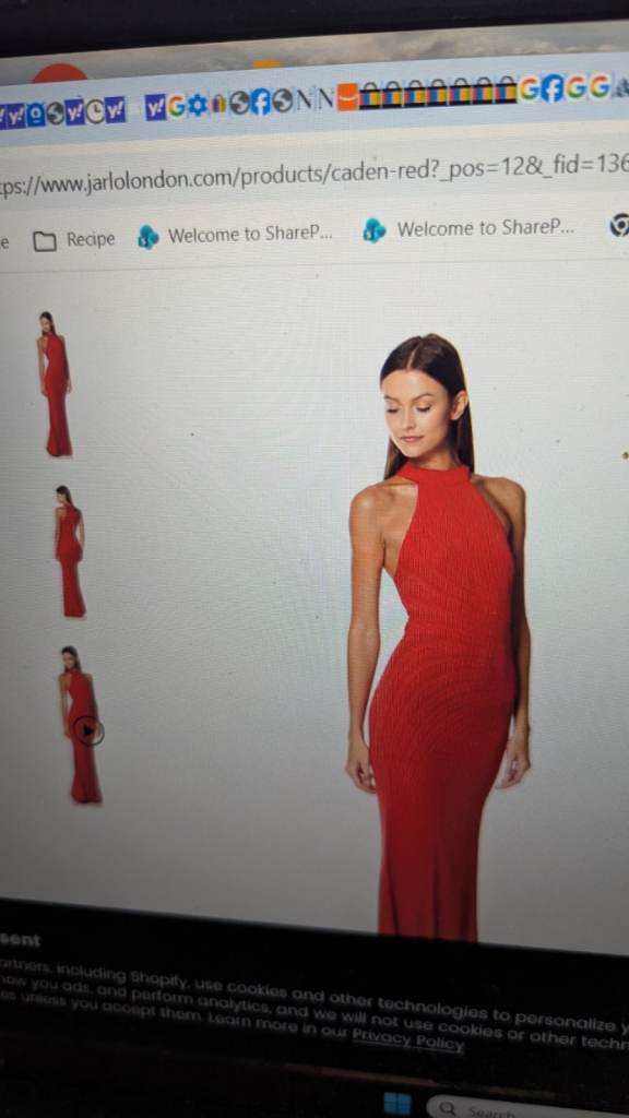 JARLO caden red halterneck dress maxi size 14 