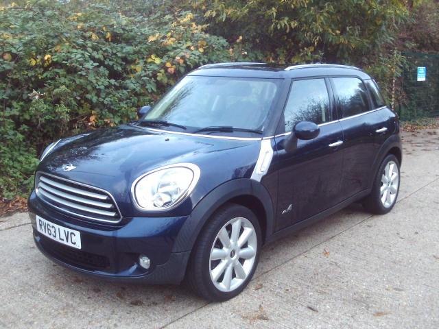 2013 MINI Countryman 1.6 Cooper D ALL4 5dr Blue 45k Miles FSH Years MOT Warranty HATCHBACK Diesel...