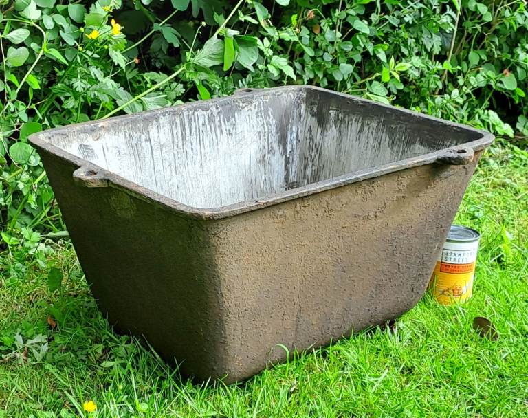 vintage cast iron planter