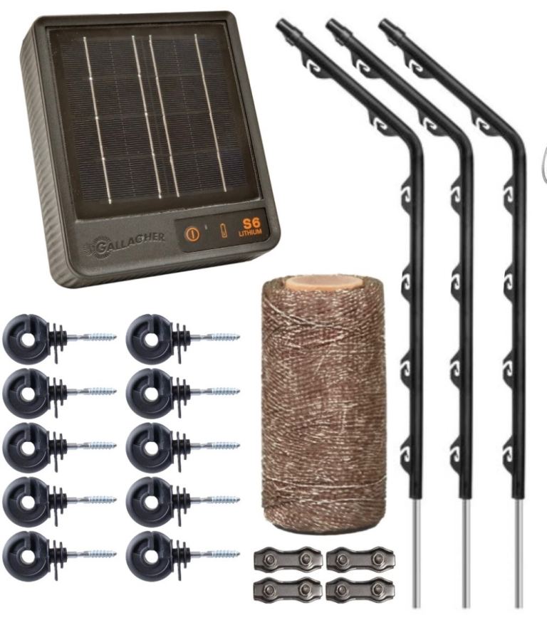 Solar Powered Garden Electric Fence