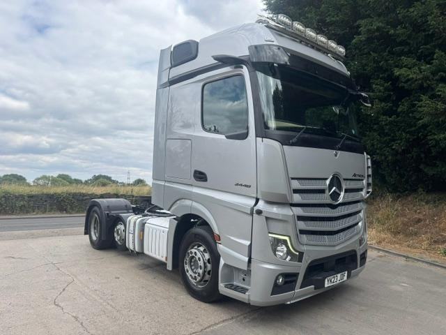 2023 Mercedes Actros 2448 E6 6x2 tractor unit tipping gear fridge microwave 