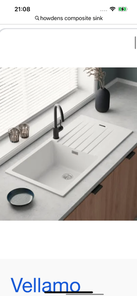 Brand new howdens sink 