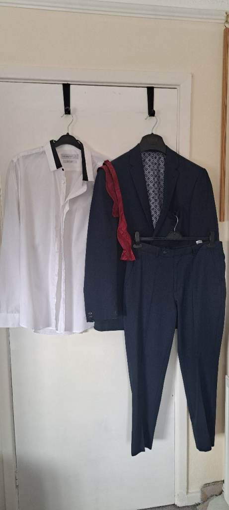 Mens blue suit