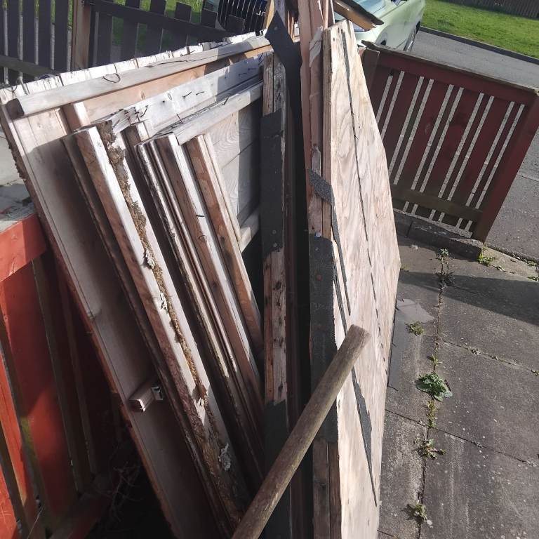 Free firewood/ie Dismantled wooden shed