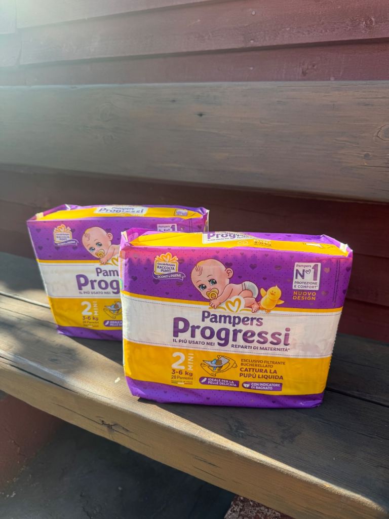 Pampers Progressi Nappies Size 2 (3-6 kg) – New Packs