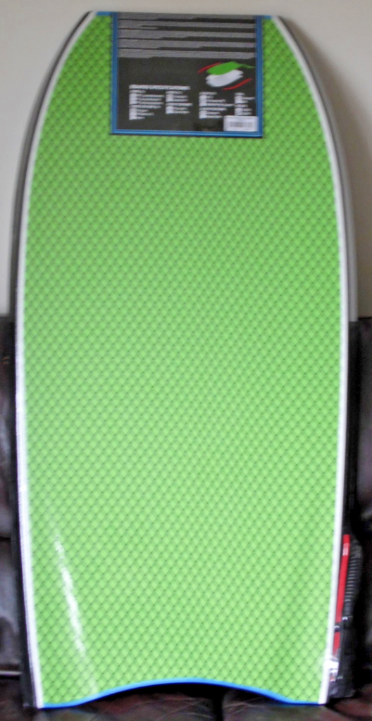 PAIPO THE KING 9T GREEN BLUE 44 INCH BODYBOARD with OCEAN & EARTH BOARD CARRIER