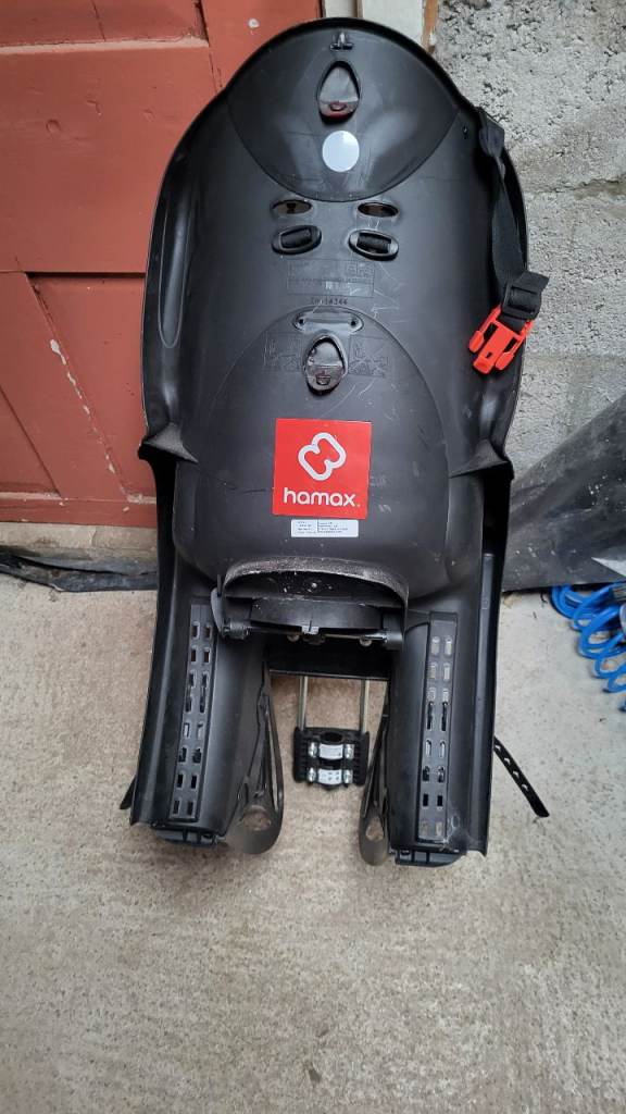 Hamax Child Bike Seat – Black and Red, Good Condition | in Brechin ...
