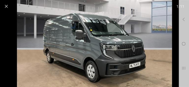 2025 Renault Master LM35 ADVANCE BLUE DCI * NO VAT * 44 MILES * Panel Van Diesel Manual