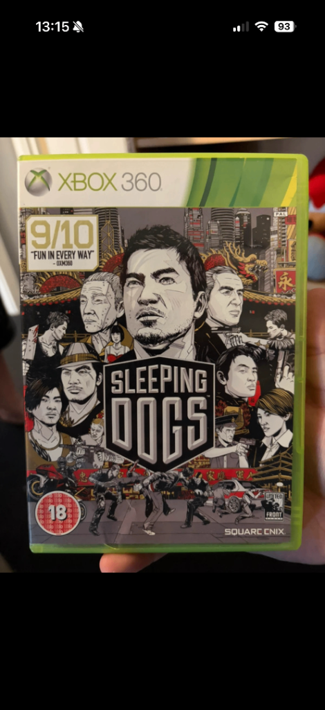 Xbox 360 Sleeping Dogs Game – Good Condition