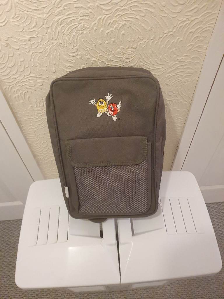 M&M's Grey Backpack – Good Condition