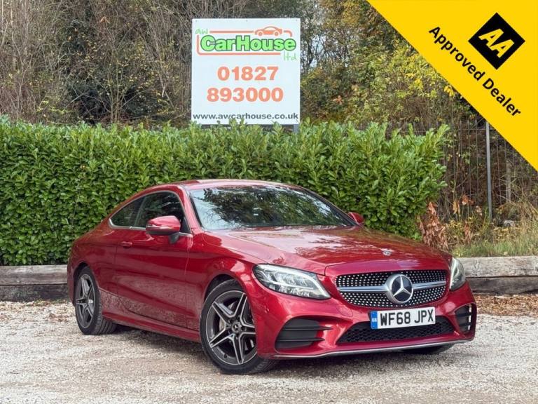 2018 68 MERCEDES-BENZ C-CLASS 1.5 C200 MHEV AMG LINE COUPE 2DR PETROL G-TRONIC+ 