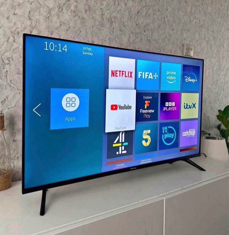 40” smart Hisense Smart WiFi Ultra Hd led tv Excellent condition