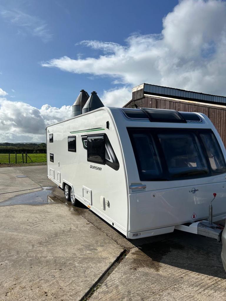 2019 Lunar Quasar 686 Caravan with awnings and contents 