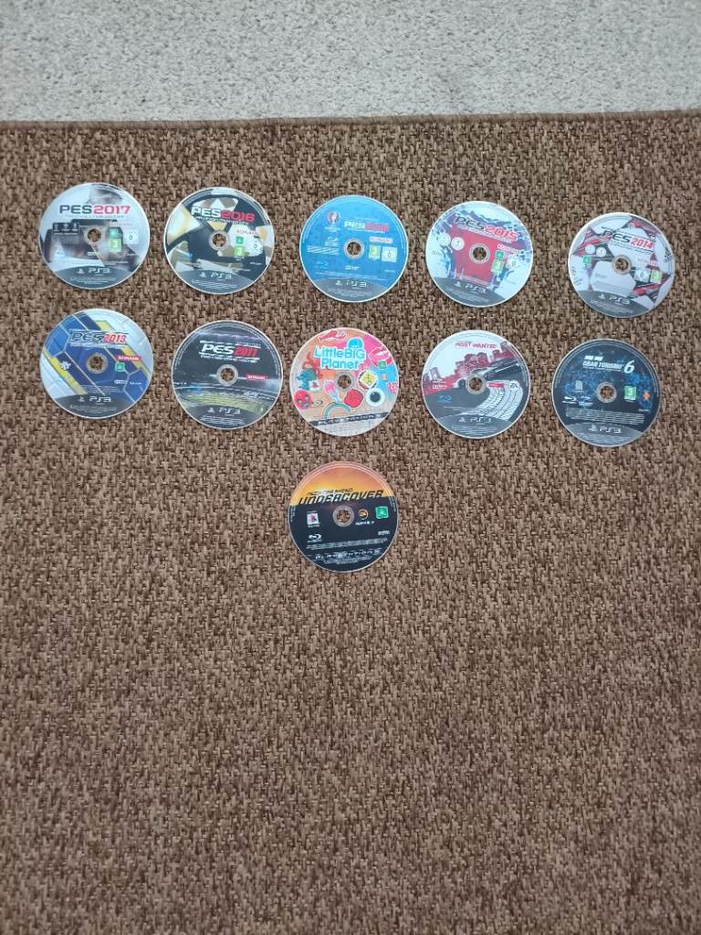 PS3 Bundle Game Disks PES, Need For Speed And More