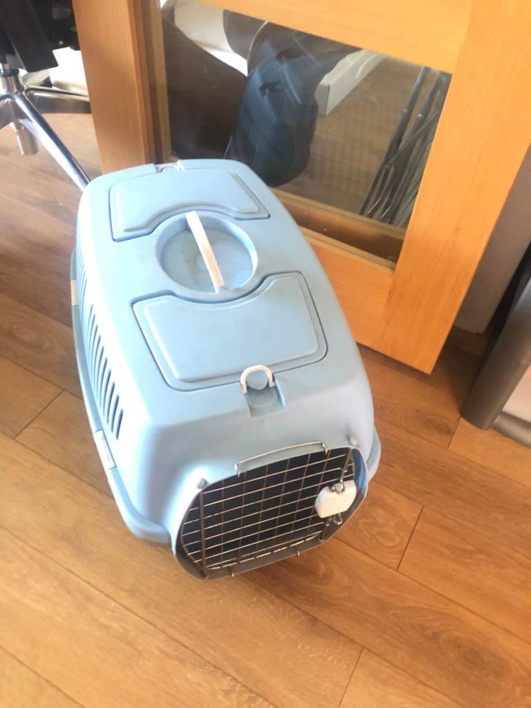 Large pet cat basket cage carrier