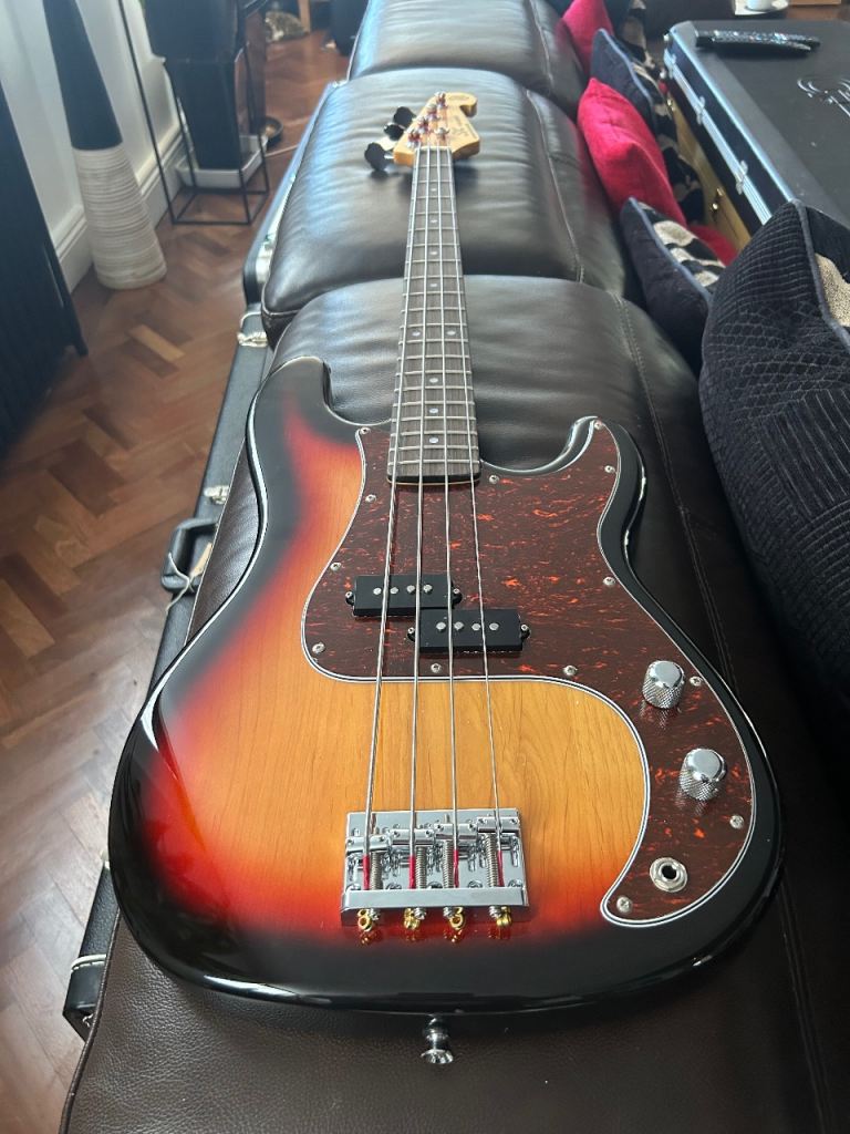 SX SPB62 ‘Vintage Series’ BASS GUITAR with Upgrades