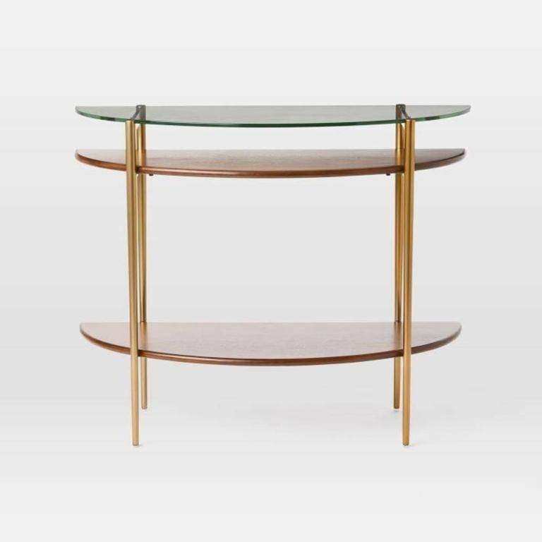  West Elm Mid-Century Art Display Console Entry Entrance Hall Table Sideboard