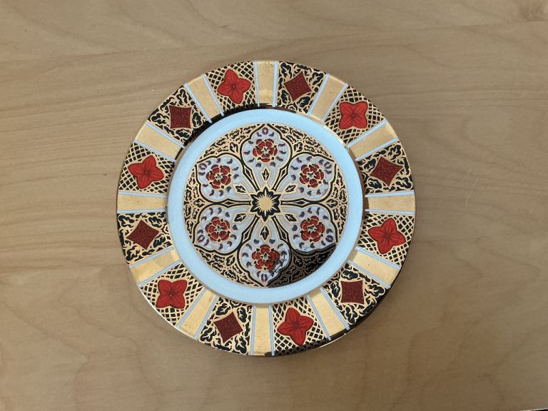 Burtondale bone china decorative plate