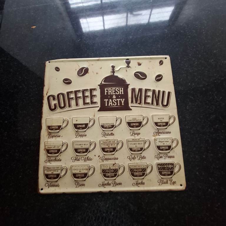 Coffee Tin Sign