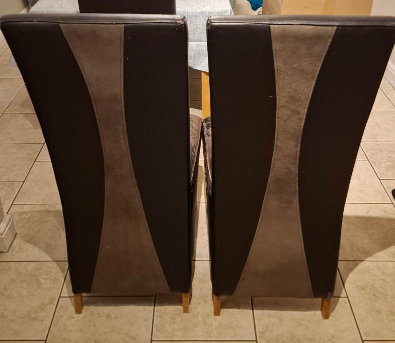 FREE 2 Brown Dining Chairs 