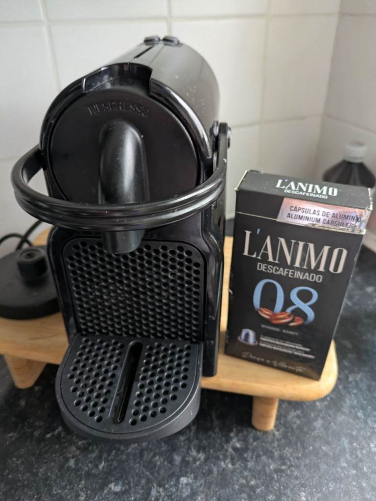 Black Nespresso Espresso Machine 