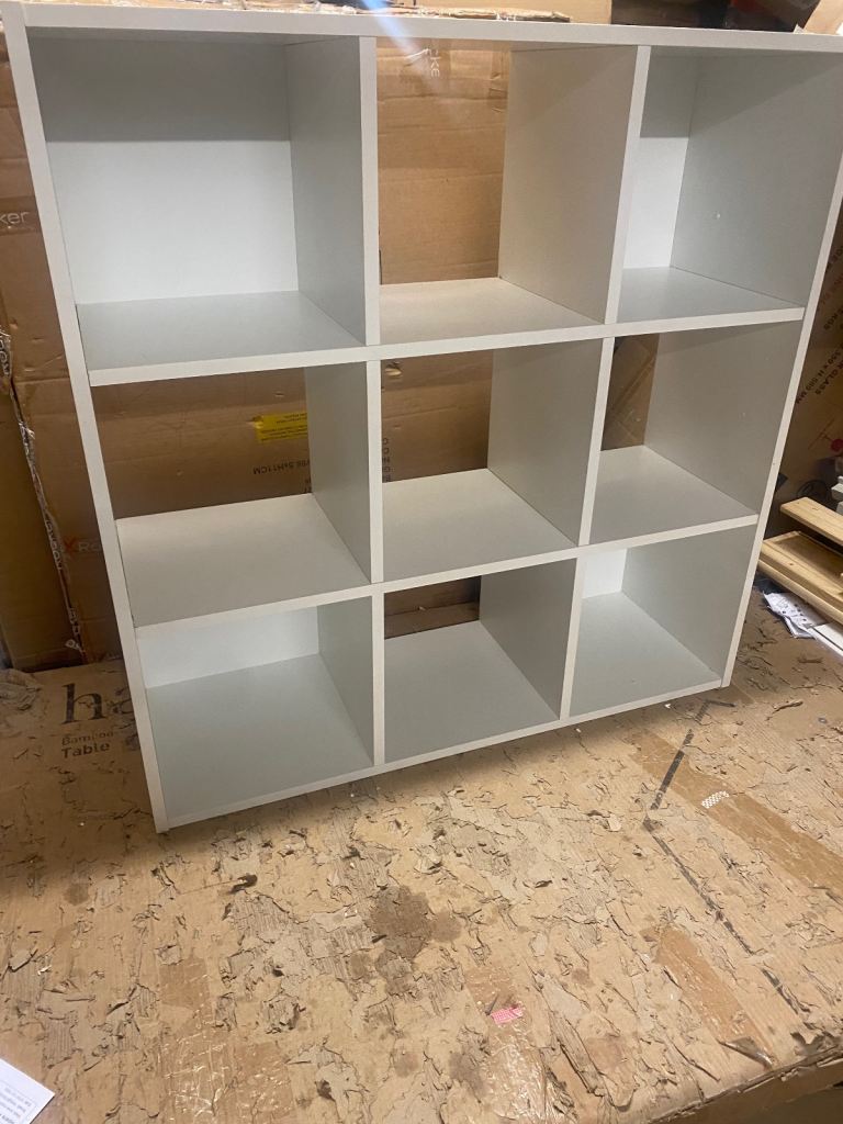 Squares 9 Cube Storage Unit - White