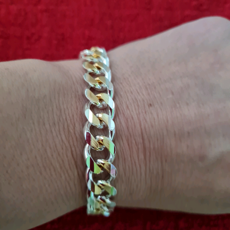 Men's two colour bracelet 