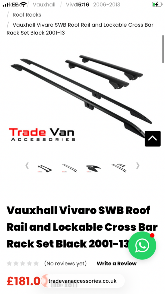 Roof rails and bars