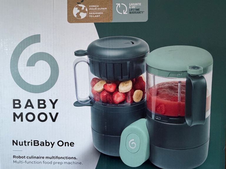 Babymoov Nutribaby One Baby Food Processor - Grey (2025)