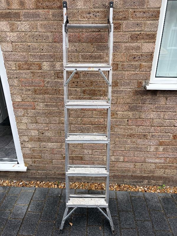 Aluminium Step Ladders - Good Condition, £22.00 for Sale