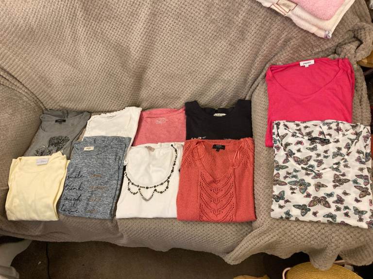 BUNDLE OF LADIES TOPS SIZE 12 & 14s