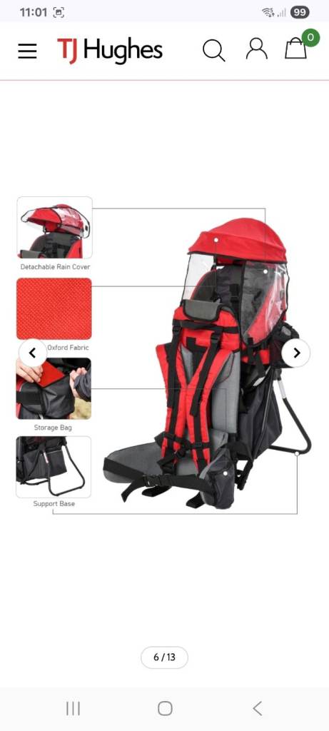 Homcom baby carrier 