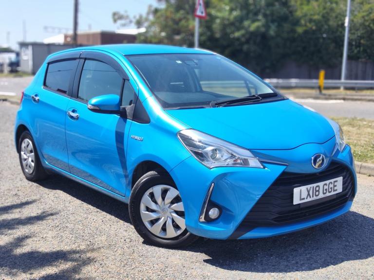2018 Toyota Yaris BLUE 1.5 PETROL HYBRID AUTOMATIC 2018(18)ULEZ FREE  HATCHBACK Petrol/Electric H...