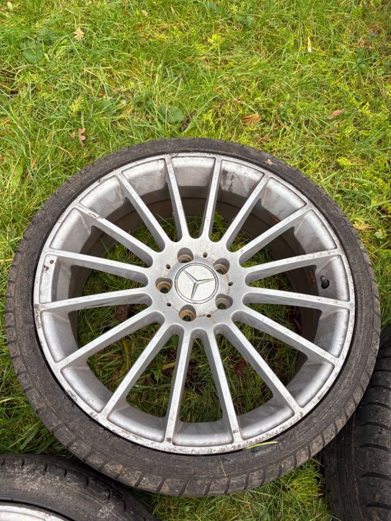 19” WHEELS with Tyres TURBINE AMG MERCEDES BENZ W204 Style 5x112