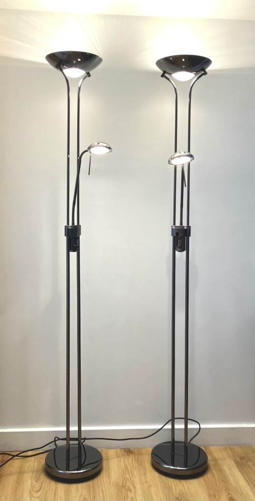 2 x LED Floor Standing Lamps for £30