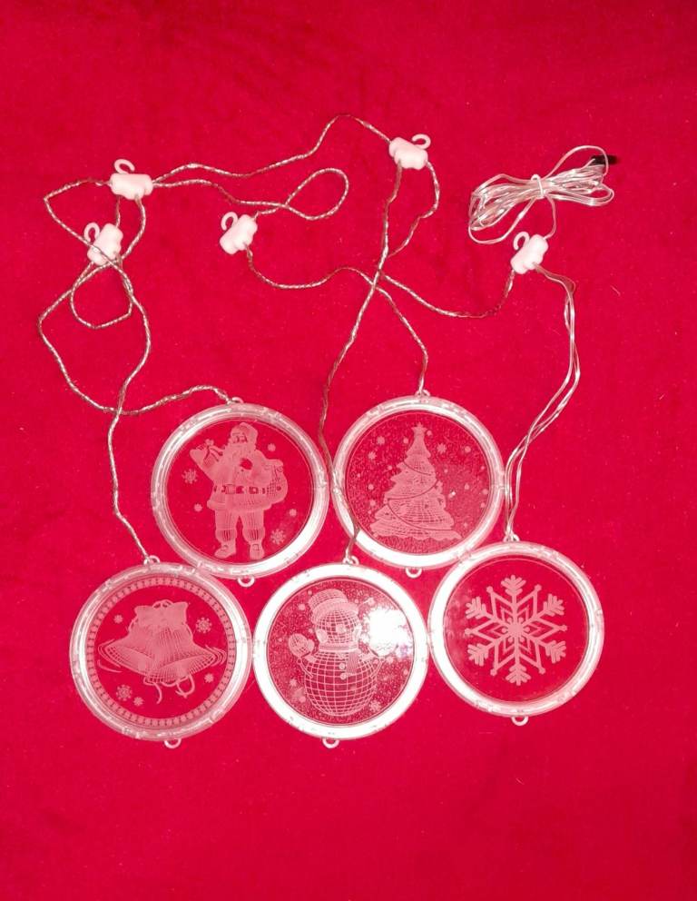 5 x LED Xmas chain lighting--Warm white
