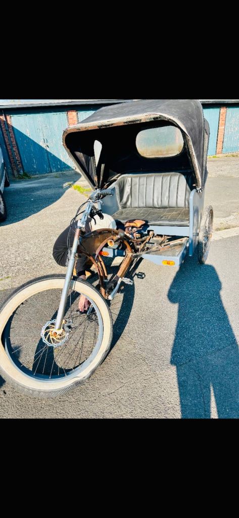 Rickshaw -   One off -  built for looks and fun- motorbike forks 
