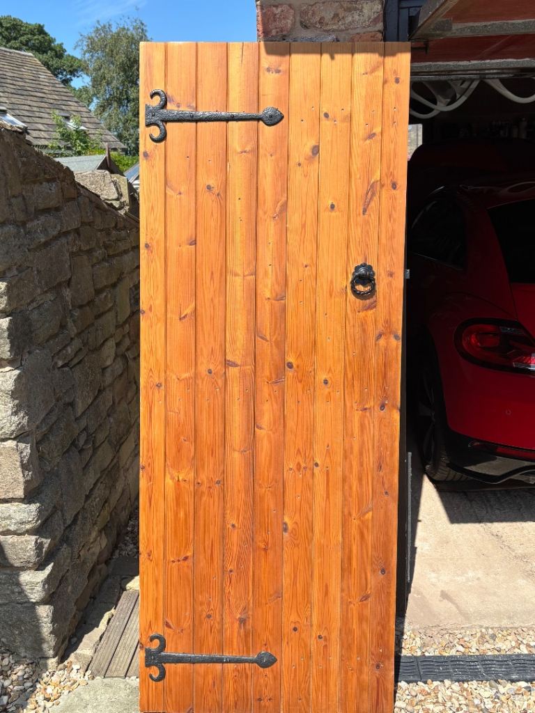 2 Good Condition T&G Pine Doors with furniture