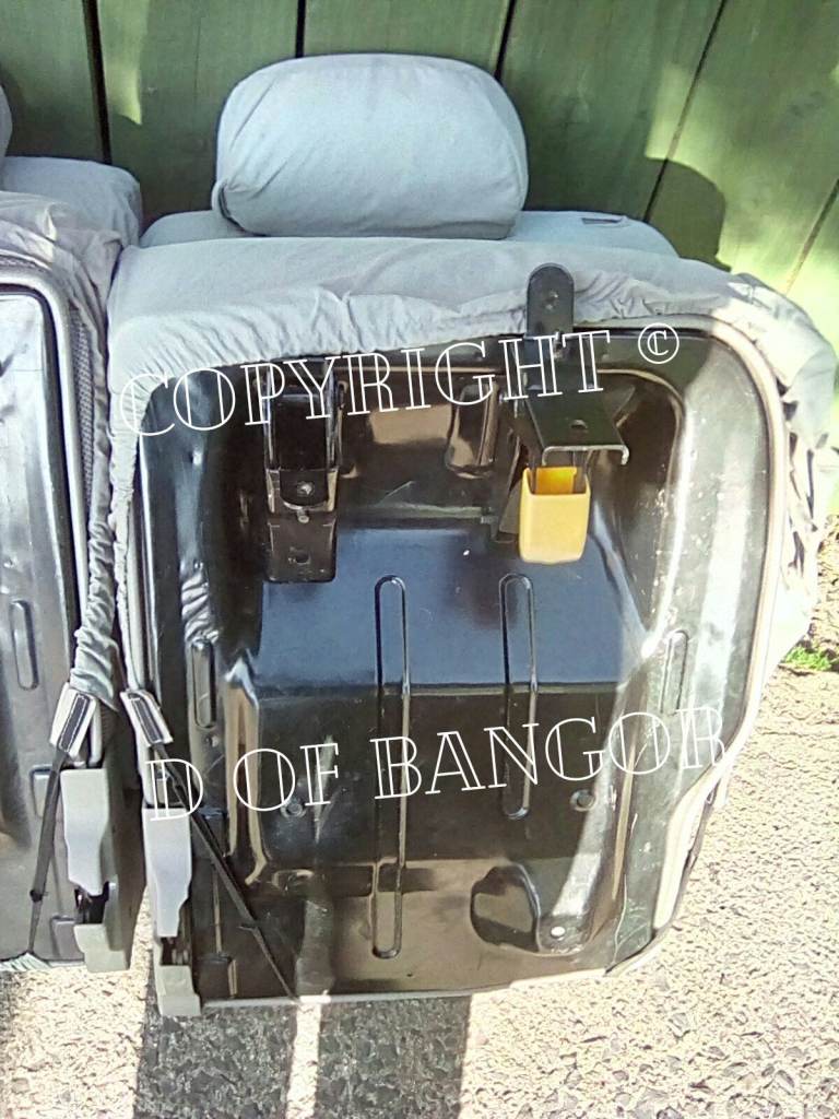 Land Rover Freelander 1 rear 3 seater 2+1 60/40 bench genuine LR waterproof seat covers 