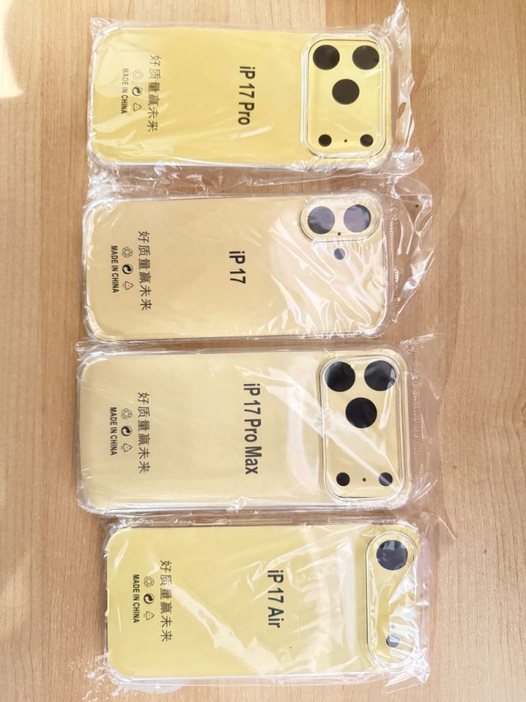Joblot/wholesale/Bulk buy 1000 x Iphone 17 cases all 4 variants