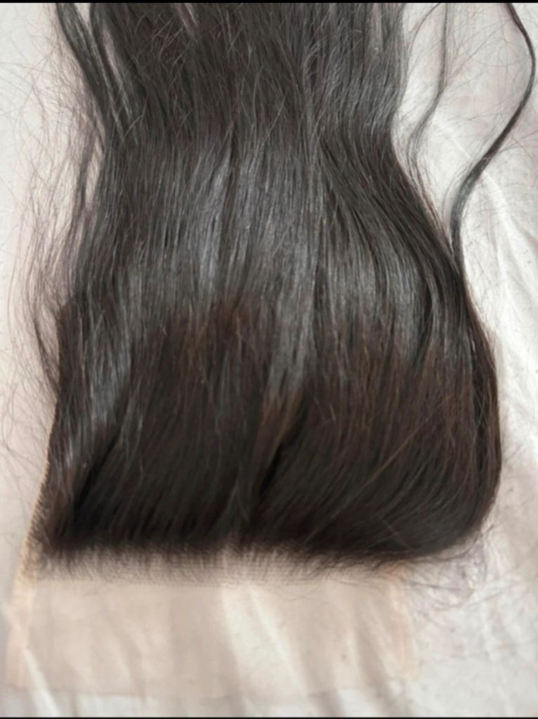Silky Straight 5x5 Transparent Lace Closure 22Inch