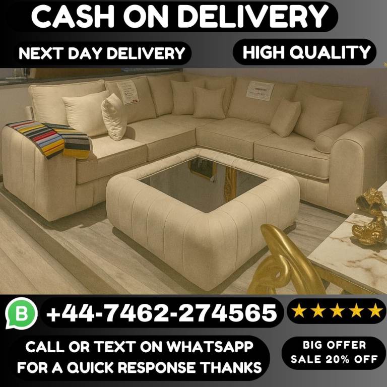 Lilly Corner or 3+2 Sofas Sale – Style, Comfort & Unbeatable Prices!