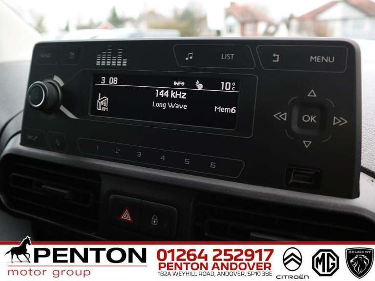  Citroen Berlingo 1.5 BlueHDi 1000 Worker M Pro SWB Euro 6 (s/s) 5dr Diesel Manual