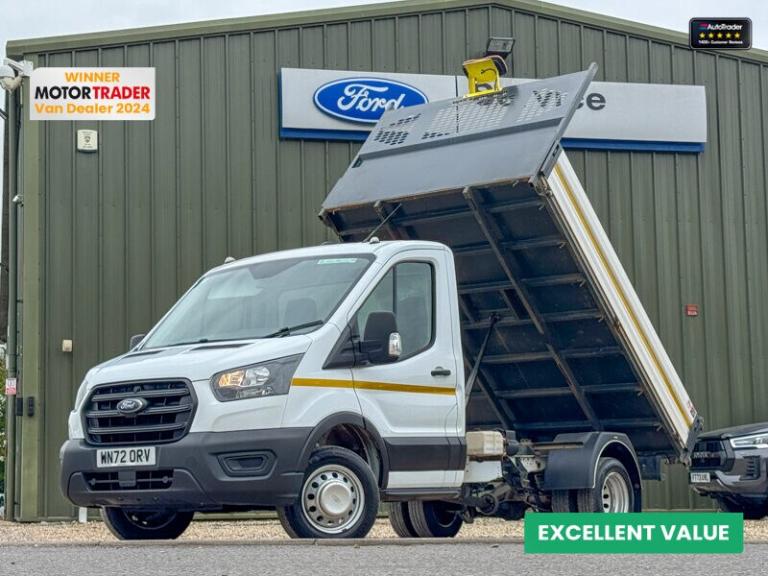 2022 Ford Transit Tipper MWB L2 350 Leader Tow Bar EURO 6 SELECT Tipper Diesel Manual