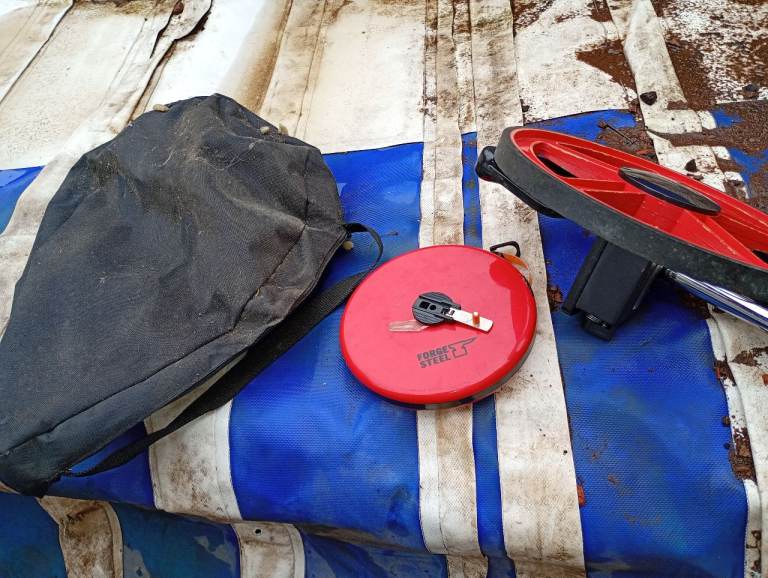 Surveyors trundle wheel