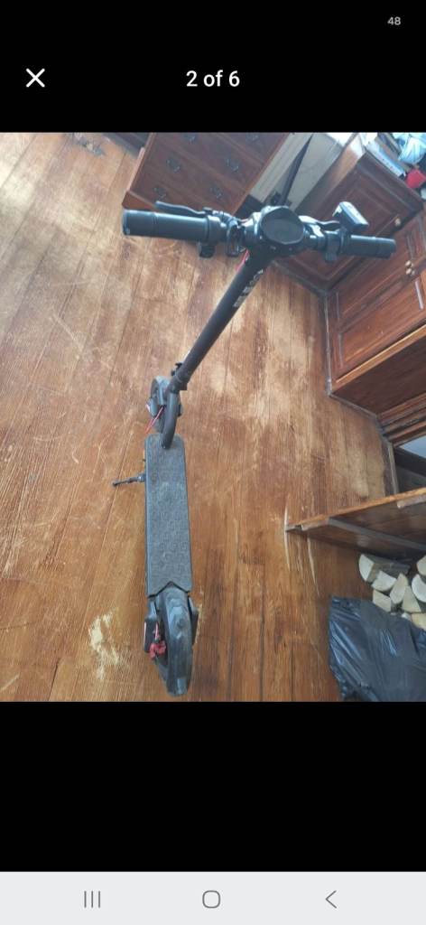 Sharp electric scooter