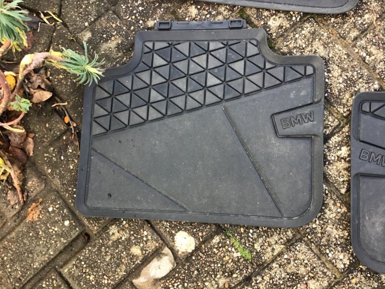 Genuine BMW front and rear rubber mats