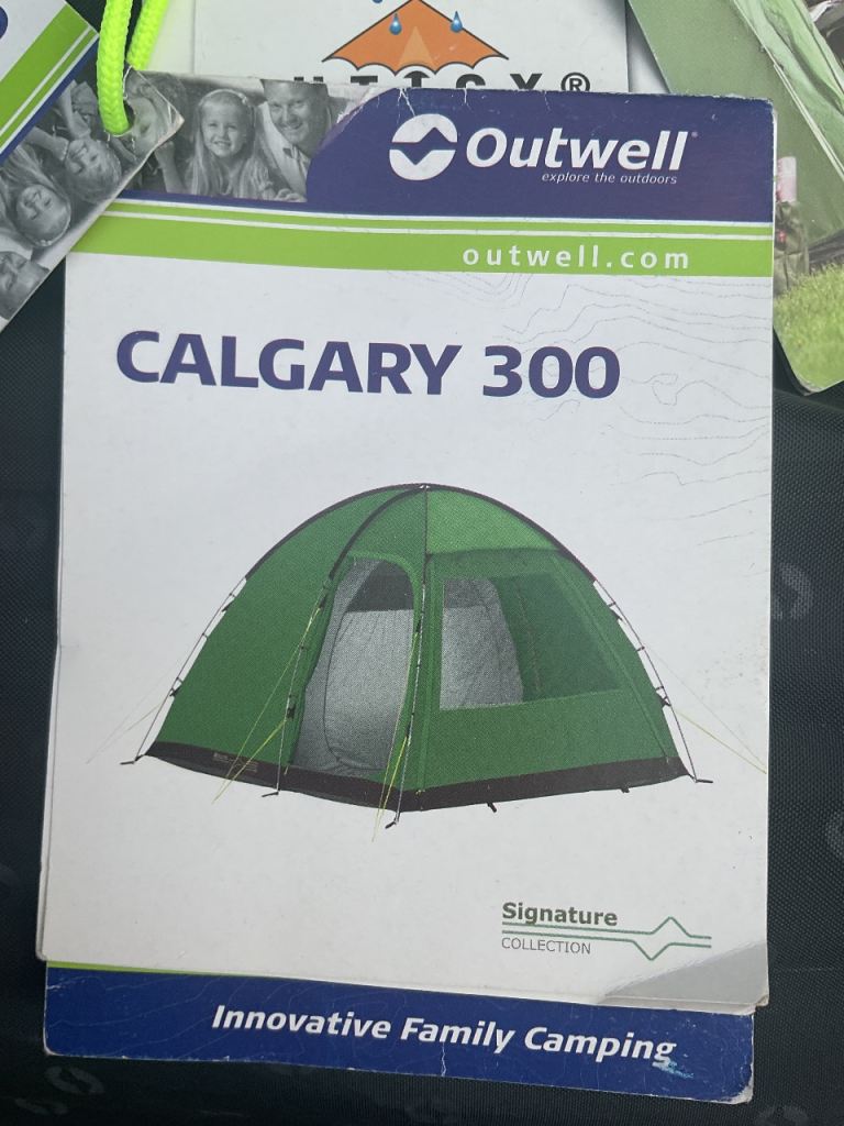 Unused Outwell Calgary 300 Dome Tent