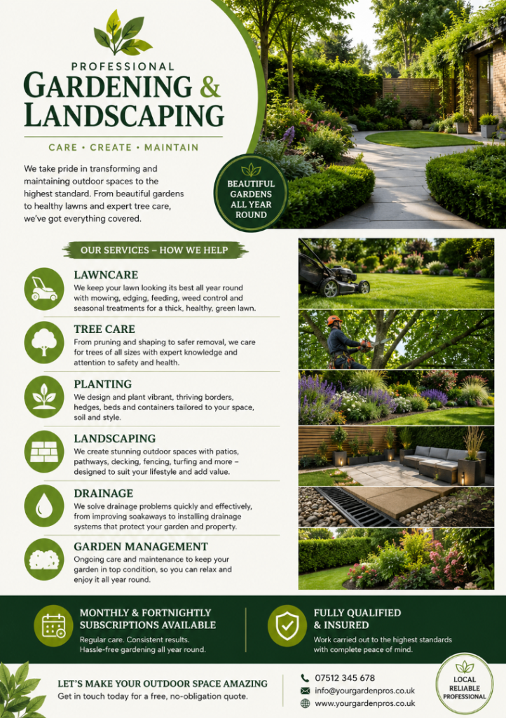 Professional Garden Management & Landscaping 